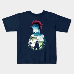 Ukiyo E Water Breathing Kids T-Shirt